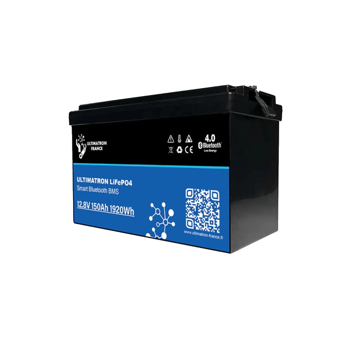 Batterie connectée Lithium LiFePO4 12V 150Ah, série UBL PRO