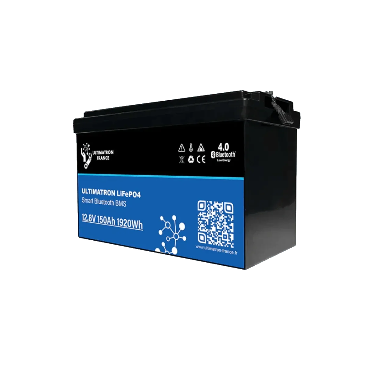Batterie connectée Lithium LiFePO4 12V 150Ah, série UBL PRO