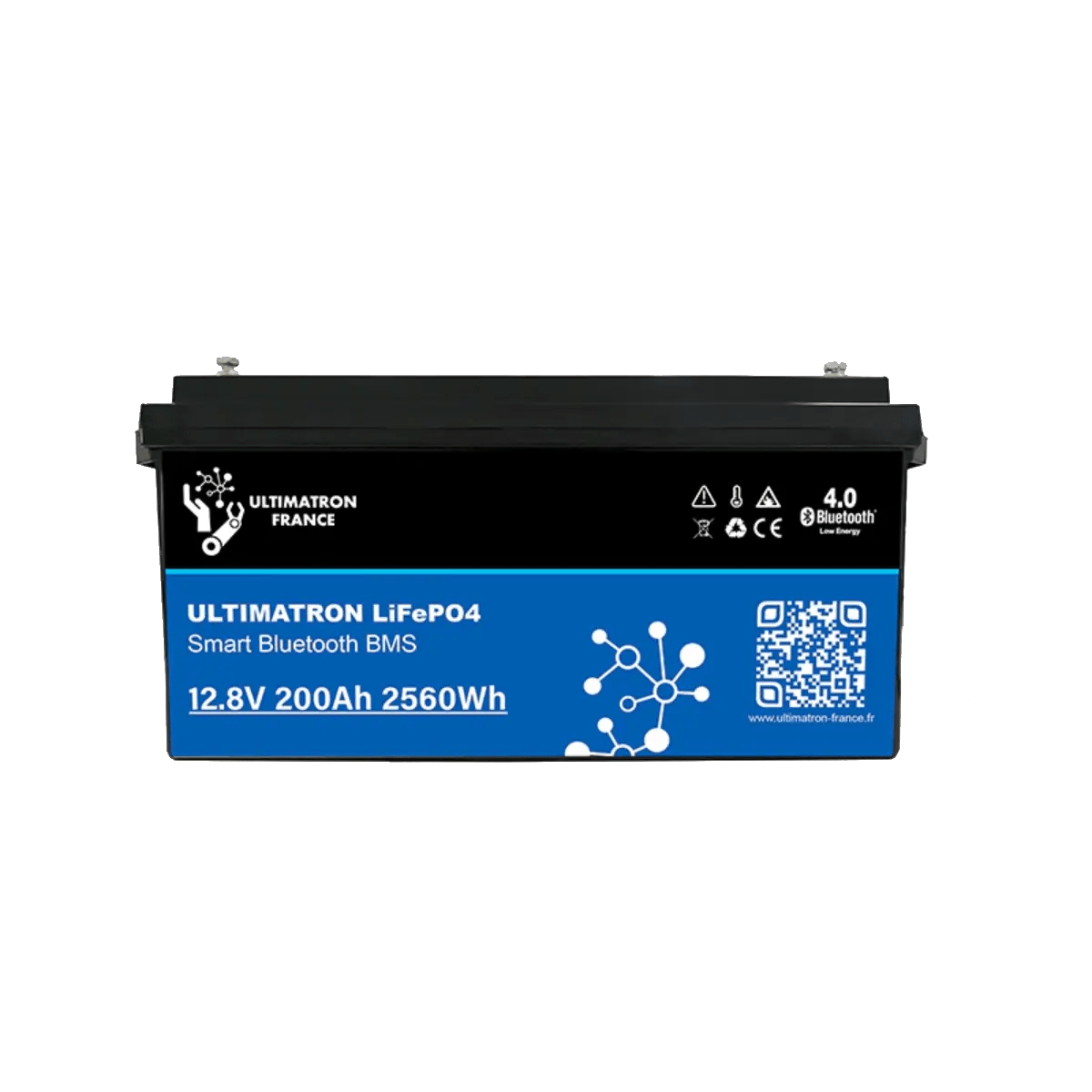 Batterie connectée Lithium LiFePO4 12V 200Ah, série UBL PRO