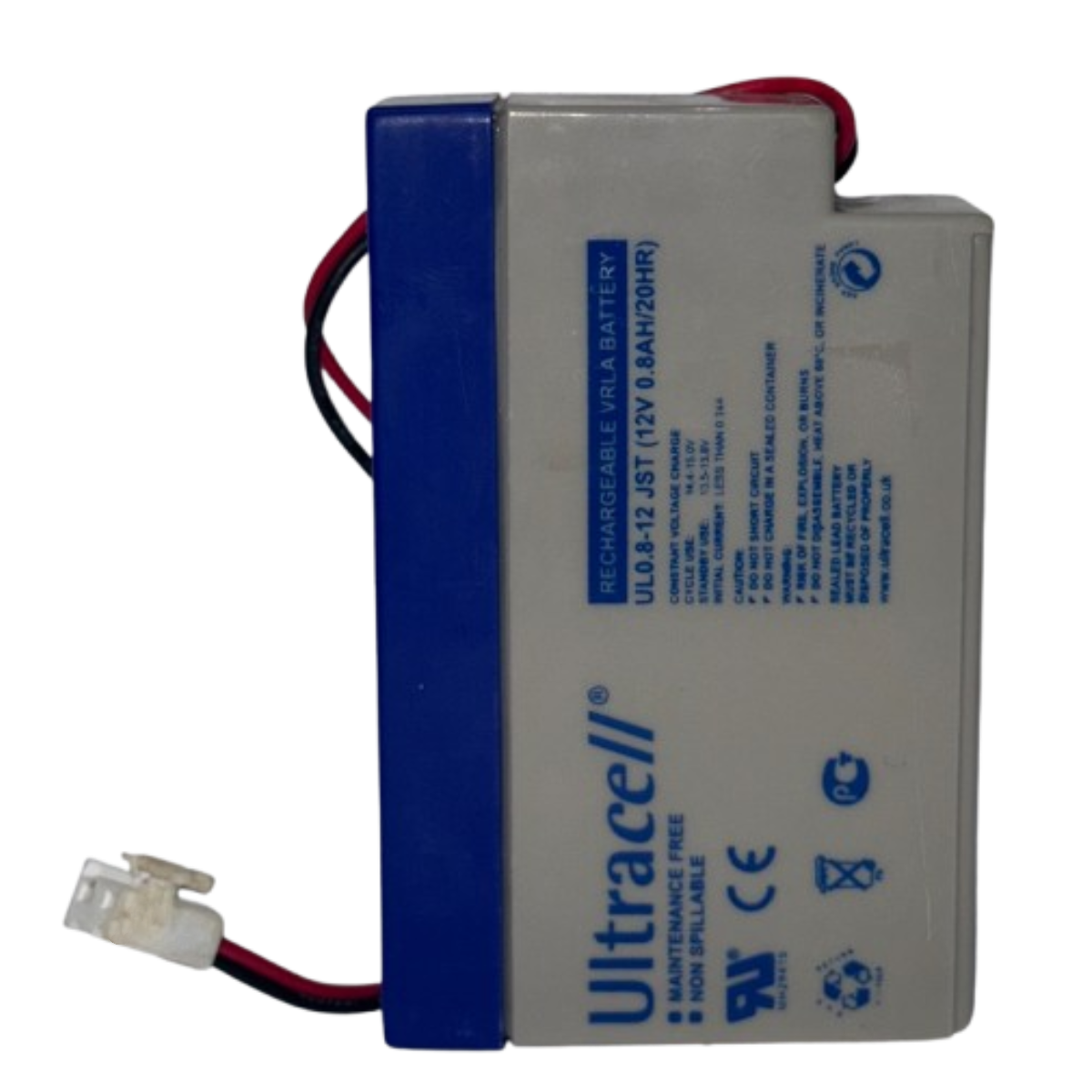 Batterie AGM plomb étanche FP12-0.8 (JST) 12 Volts 800mAh