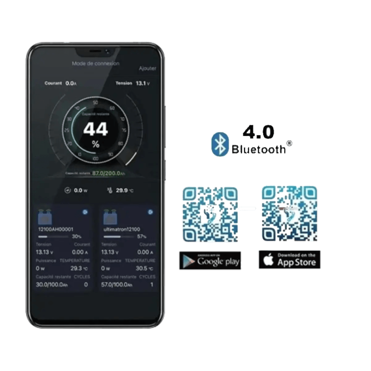 Batterie connectée Lithium LiFePO4 12V 150Ah série ULS