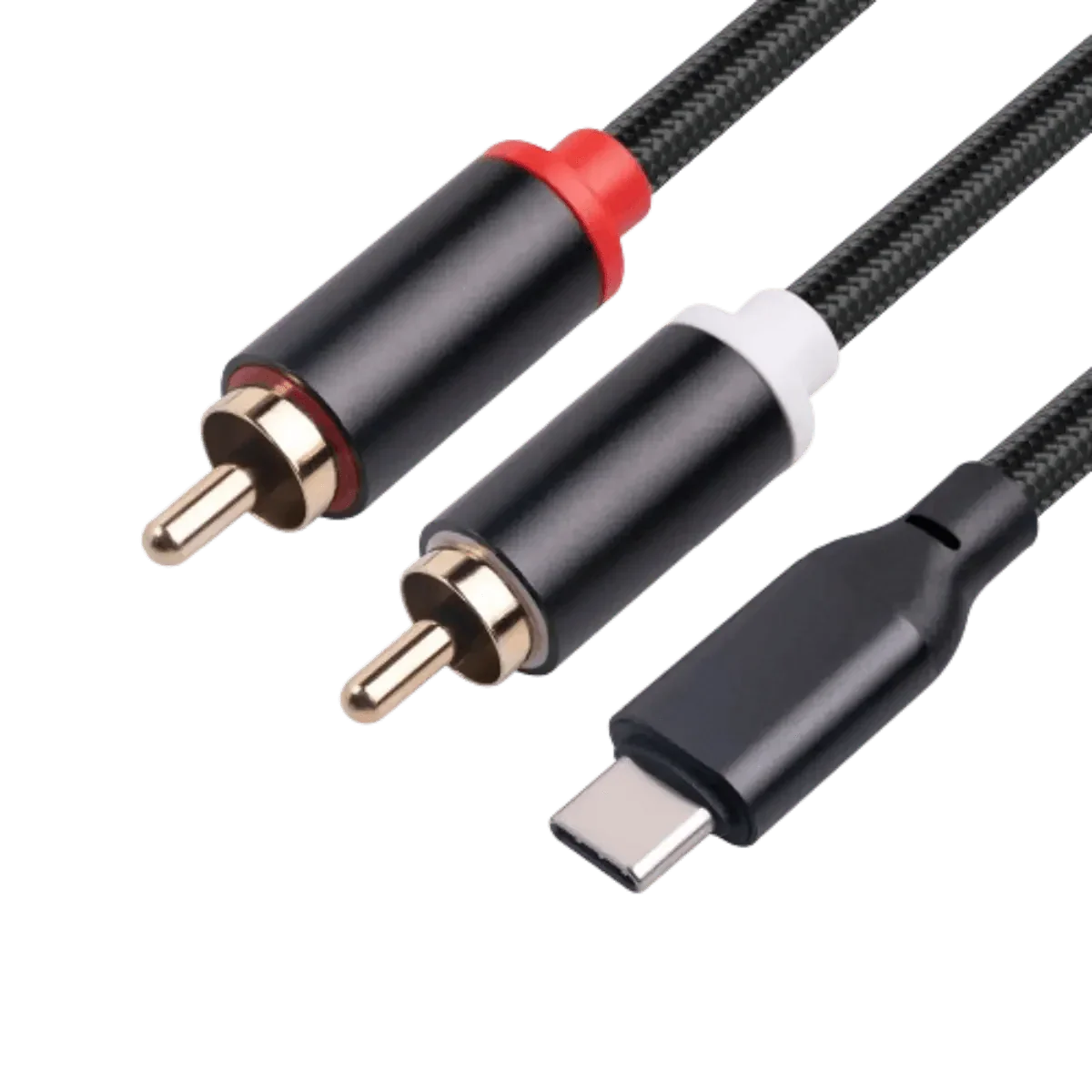 Câble audio USB-C vers 2 RCA - 1M