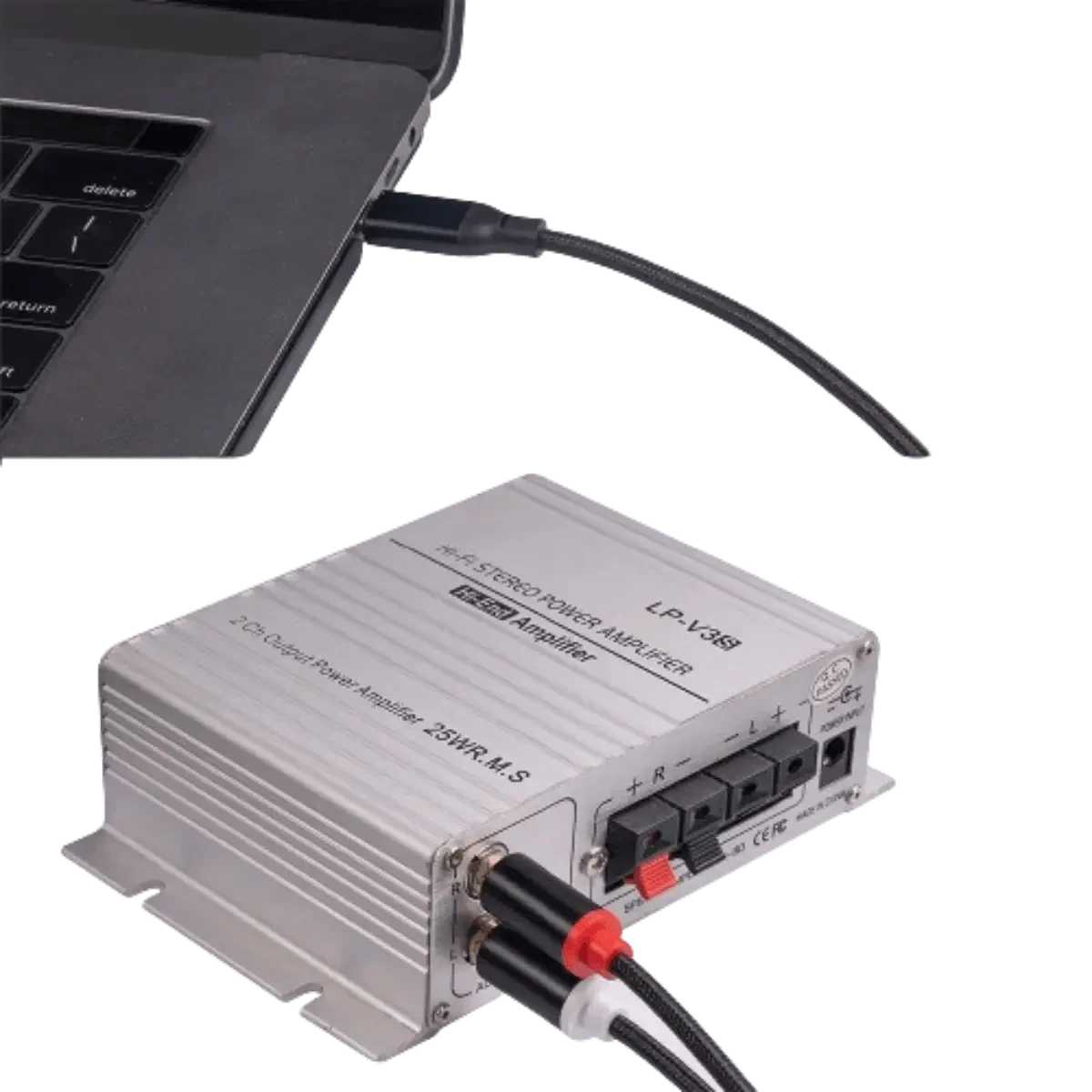 Câble audio USB-C vers 2 RCA - 2M