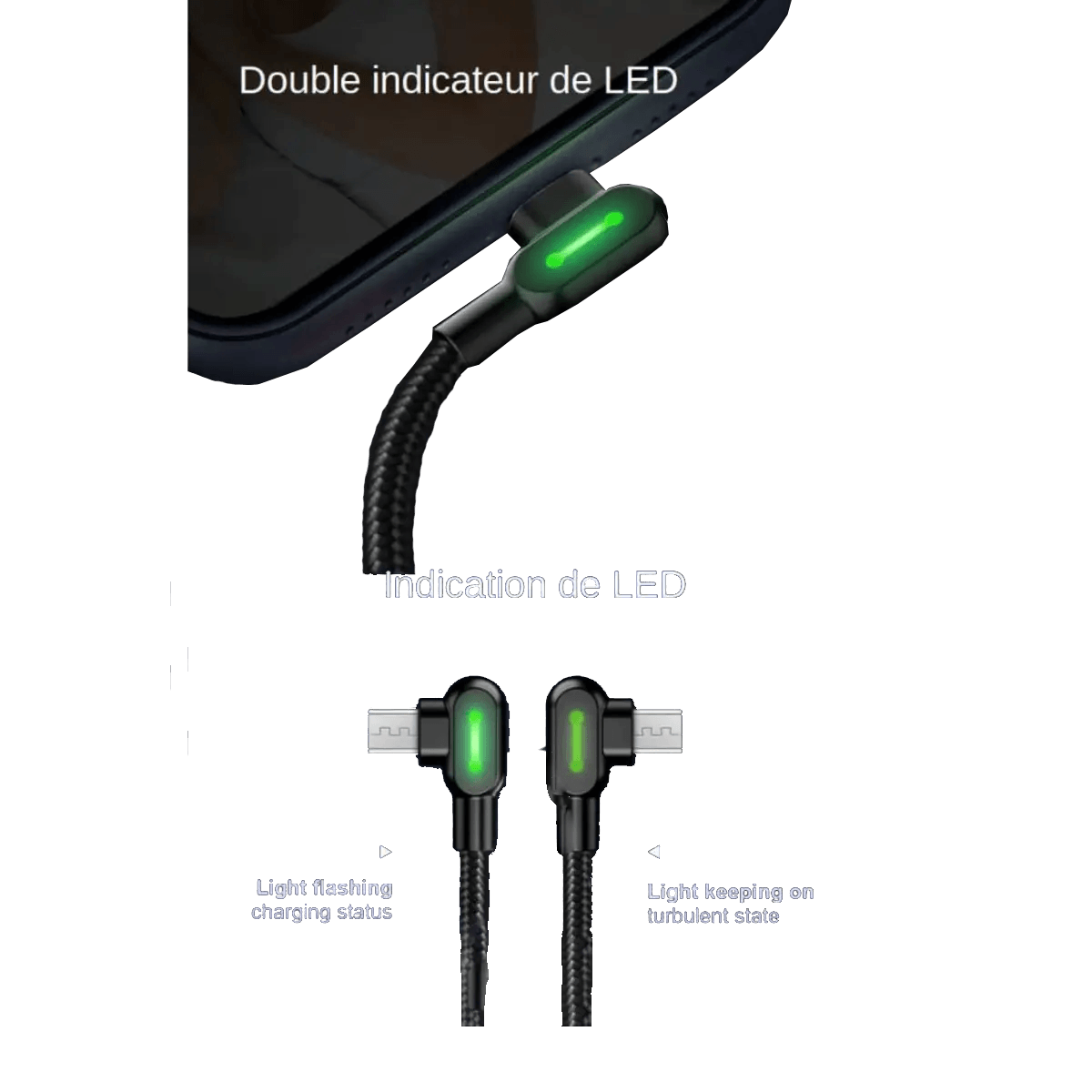 Câble Micro Usb Nylon