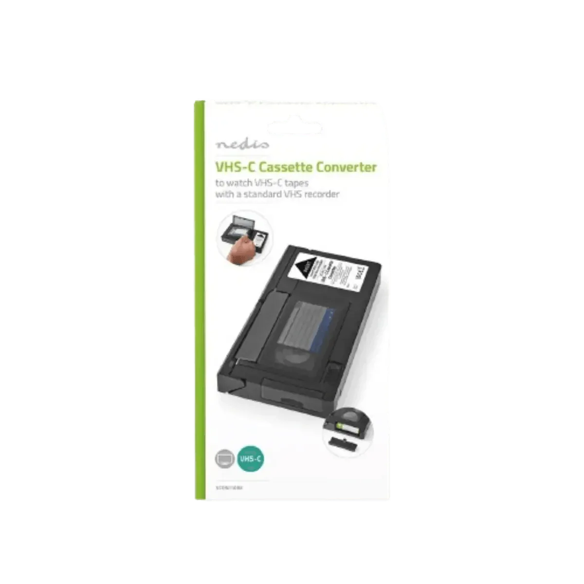 Convertisseur VHS-C vers VHS Motorisé – Adaptateur pour Magnétoscope