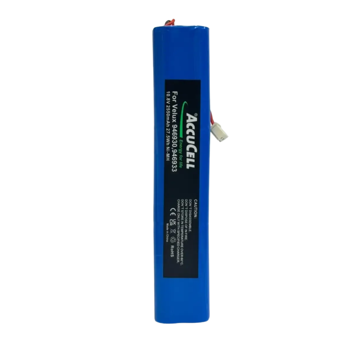 Batterie de remplacement 10.8V 2550mAh pour volet roulant solaire Velux – Compatible moteurs SSL