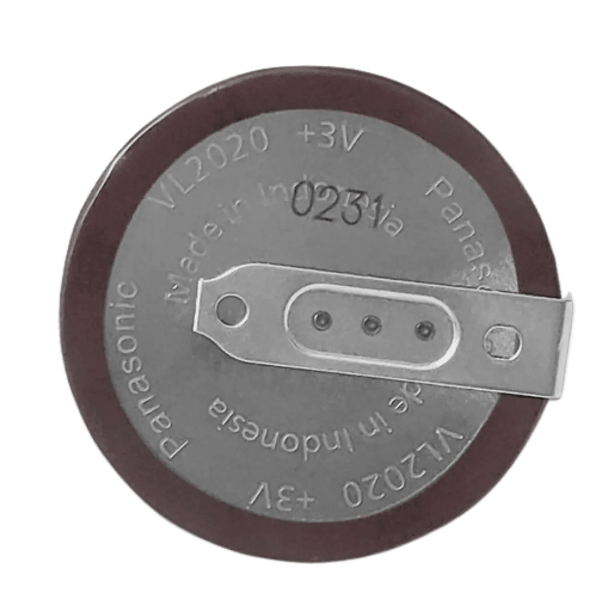 Batterie lithium VL2020 3V 20mAh 90° pour clé de voiture