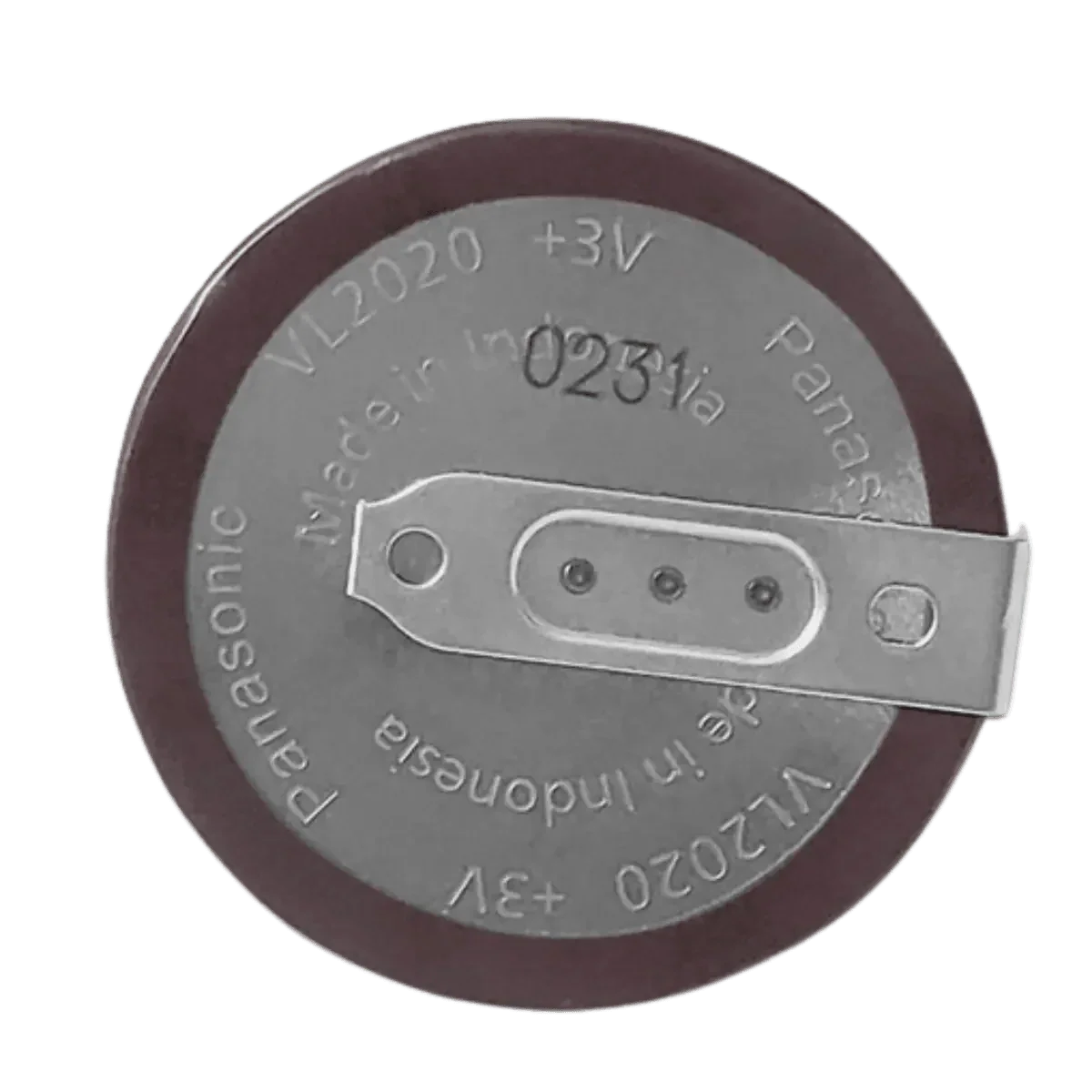 Batterie lithium VL2020 3V 20mAh 90° pour clé de voiture