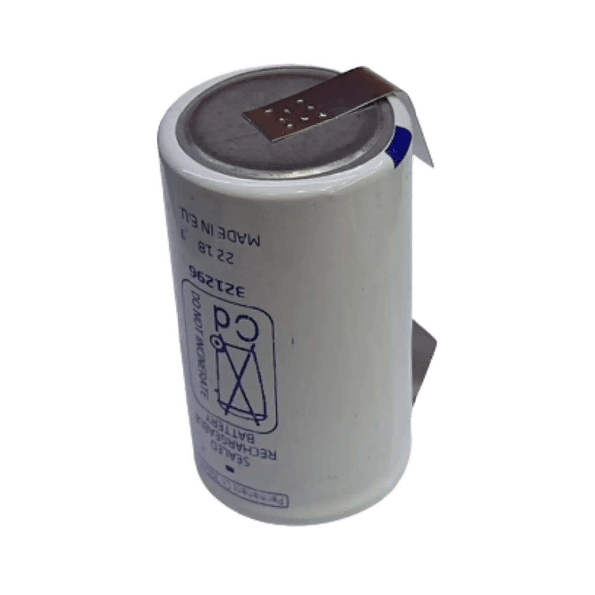Accu 1.2V 4000mAh Ni-Cd avec languettes à souder