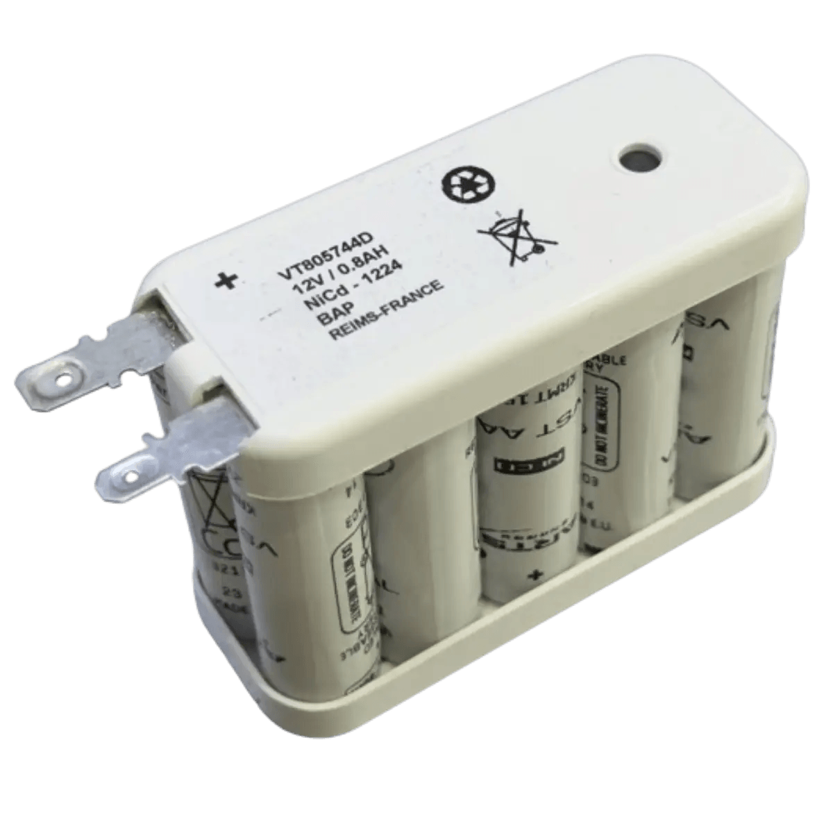 Batterie NiCd pour éclairage de secours BAES 10VSTAA SAFT 805744D
