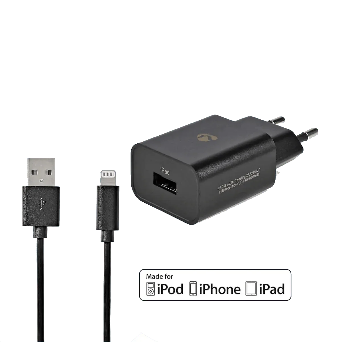 Chargeur 12W iPhone - Noir