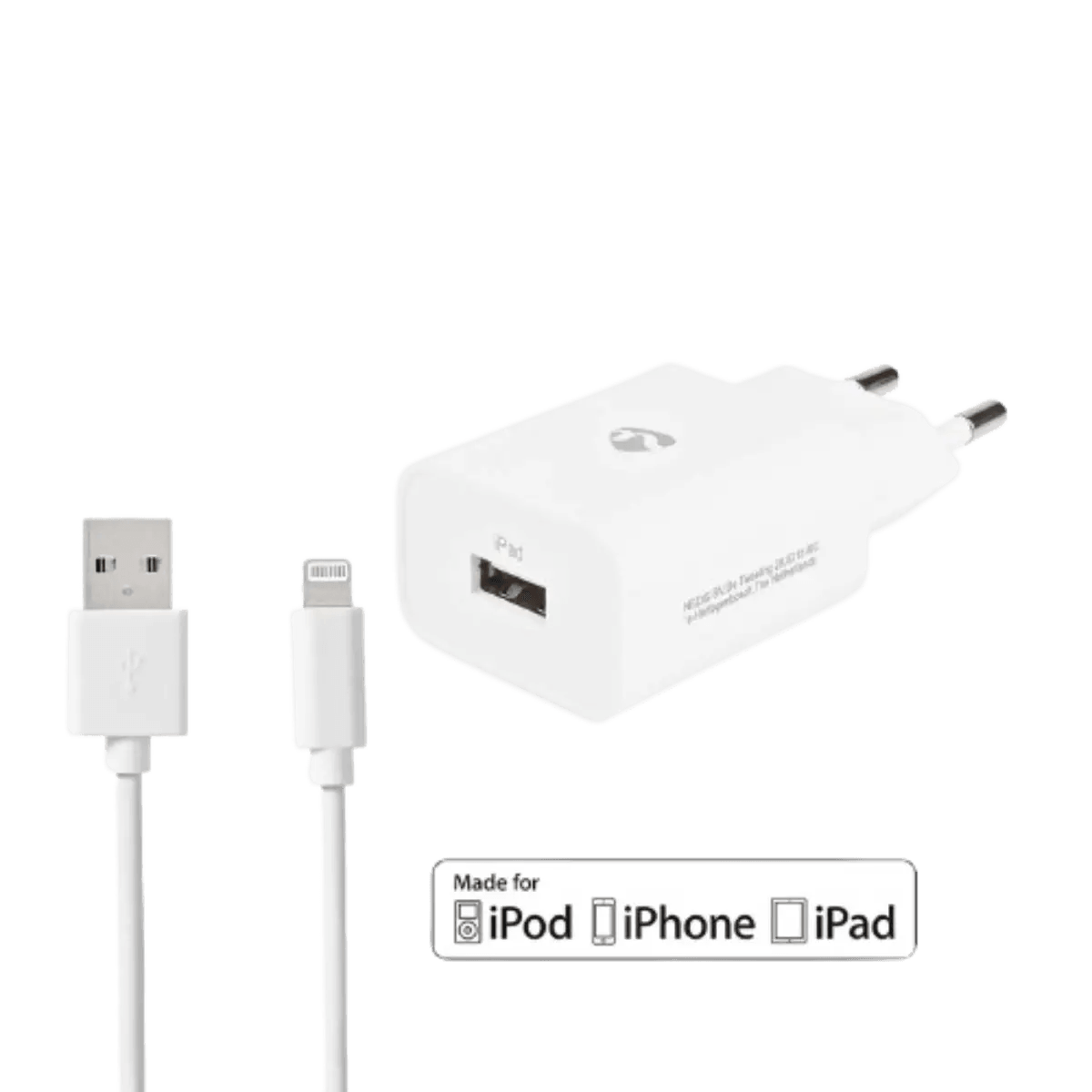 Chargeur 12W iPhone - Blanc