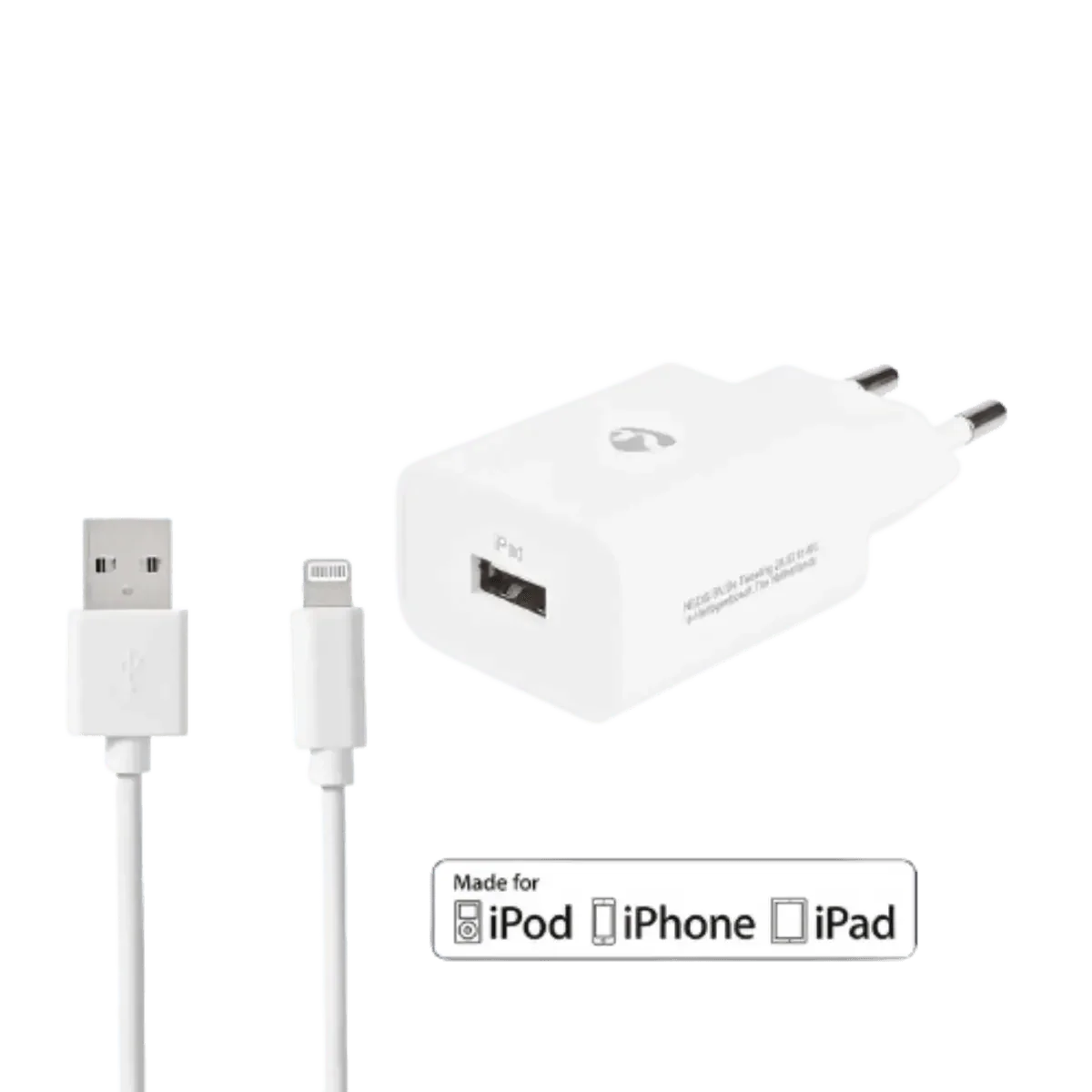 Chargeur 12W iPhone - Blanc