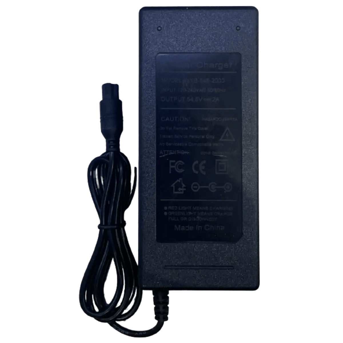 Chargeur 54.6v 2A Connecteur XLR 3 Points 8mm