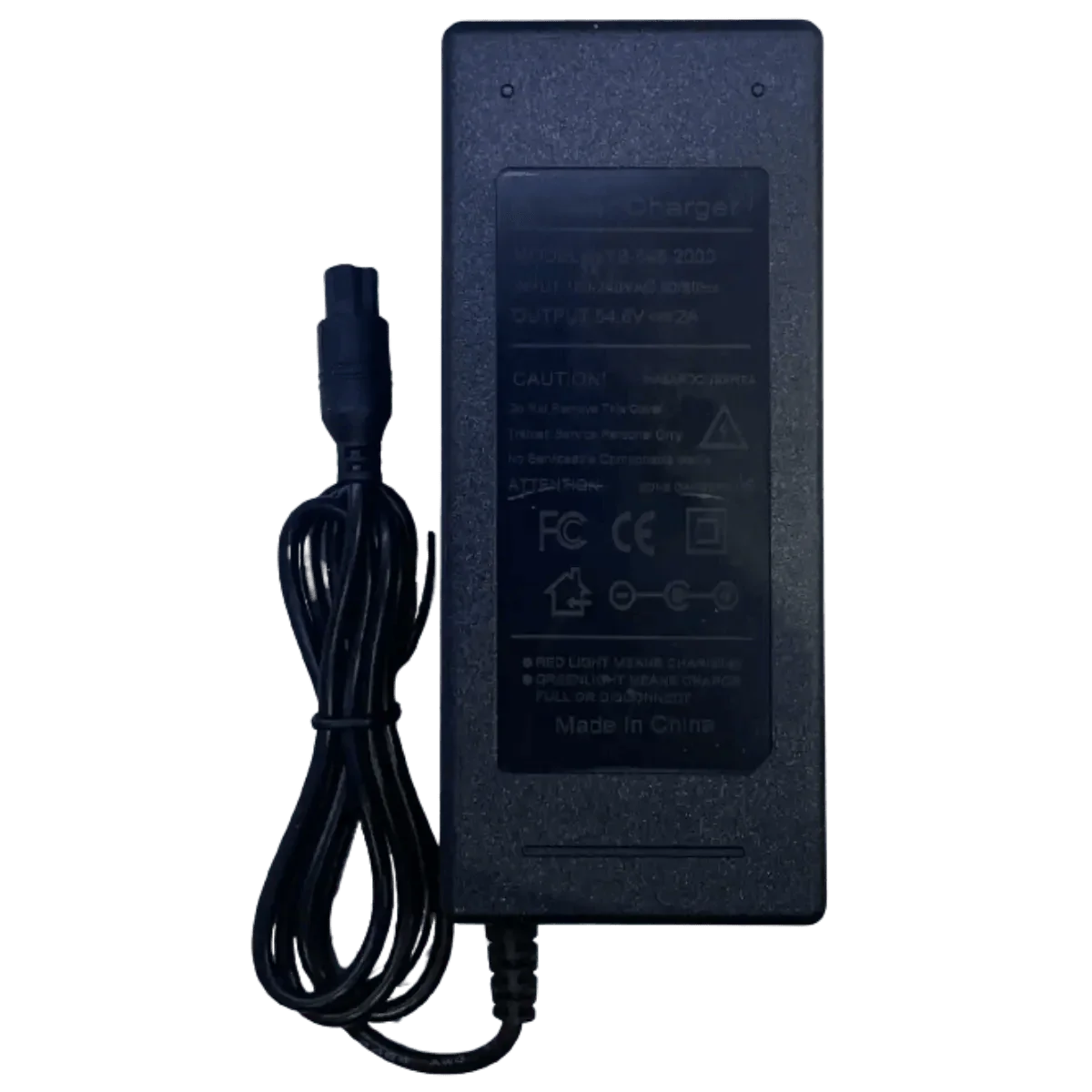 Chargeur 54.6v 2A Connecteur XLR 3 Points 8mm