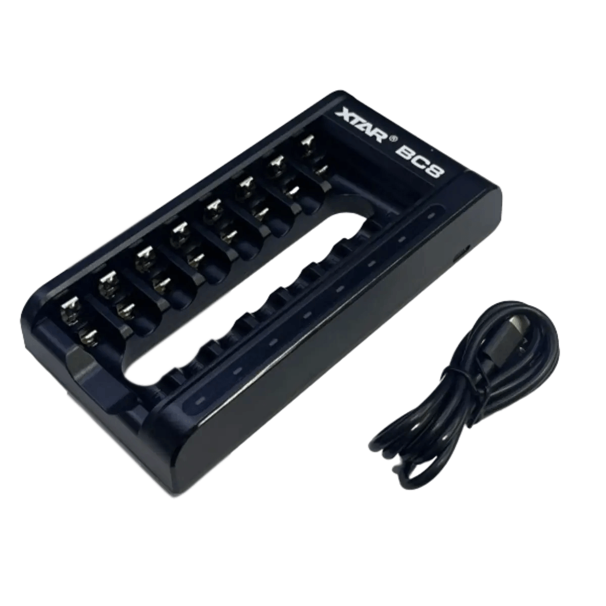 Chargeur de batteries AA/AAA 1.2V et 1.5V, 8 emplacements