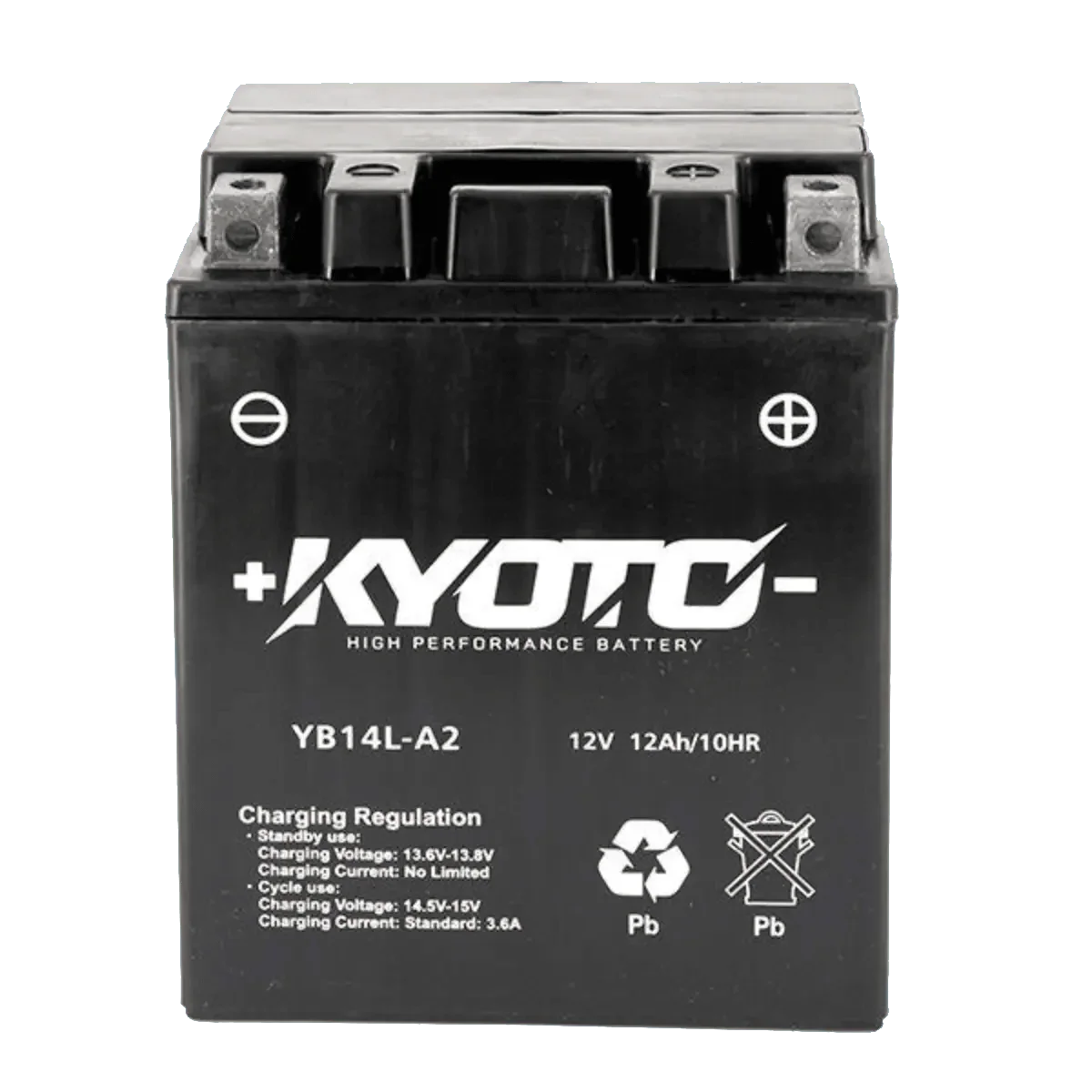 Batterie Moto KYOTO GB14L-A2 12V SLA AGM – Sans Entretien Prête à l'Emploi
