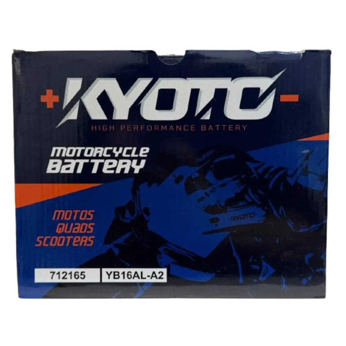 Kyoto - Batterie YB16AL-A2 avec entretien, livrée avec Pack Acide