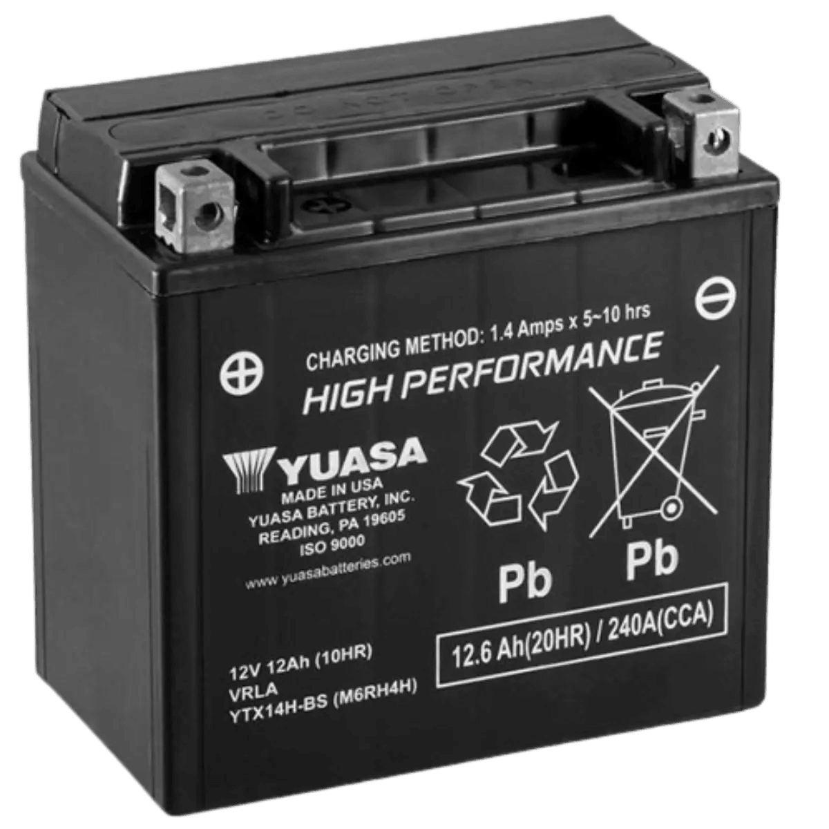 Yuasa - Batterie SLA AGM YTX14H