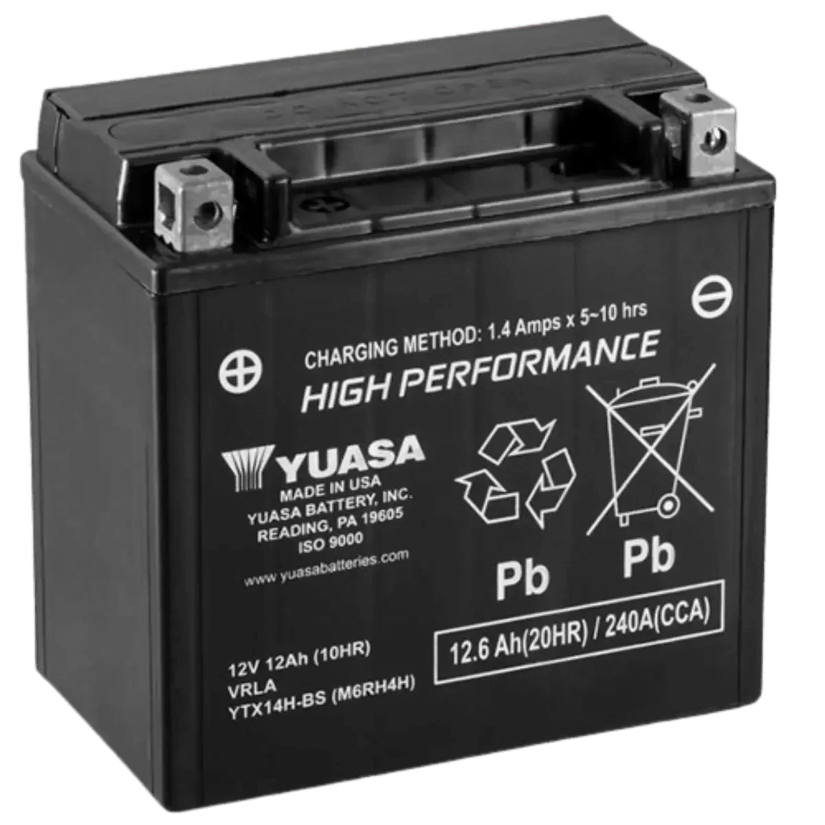 Yuasa - Batterie SLA AGM YTX14H