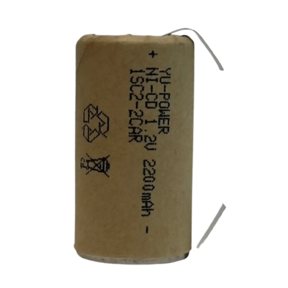 Batterie Taille SC Ni-Cd 1,2V 2200mAh avec languettes