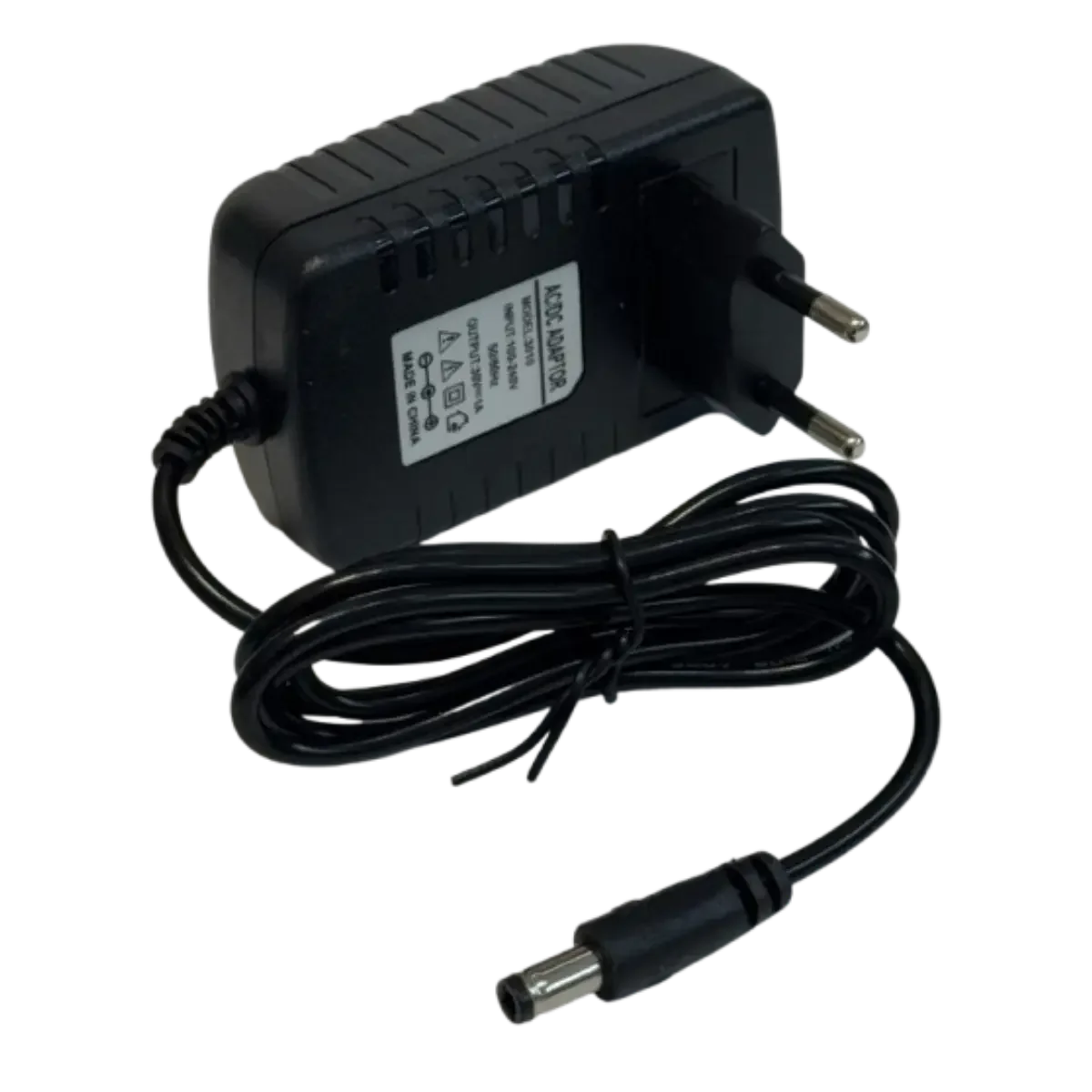Adaptateur secteur 30V 1A AC/DC avec prise européenne et Jack DC 5.5x2.1 mm centre positif
