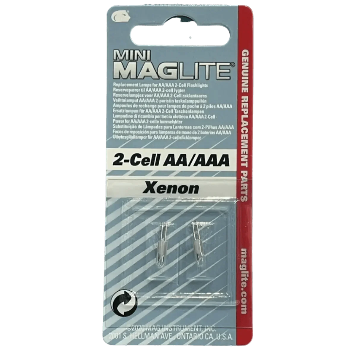 Ampoule xénon 3V Mini Maglite AA AAA - vue principale