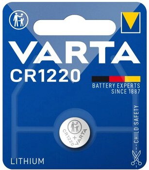 Pile CR1220 3V Lithium 35mAh – Blister 1 pièce