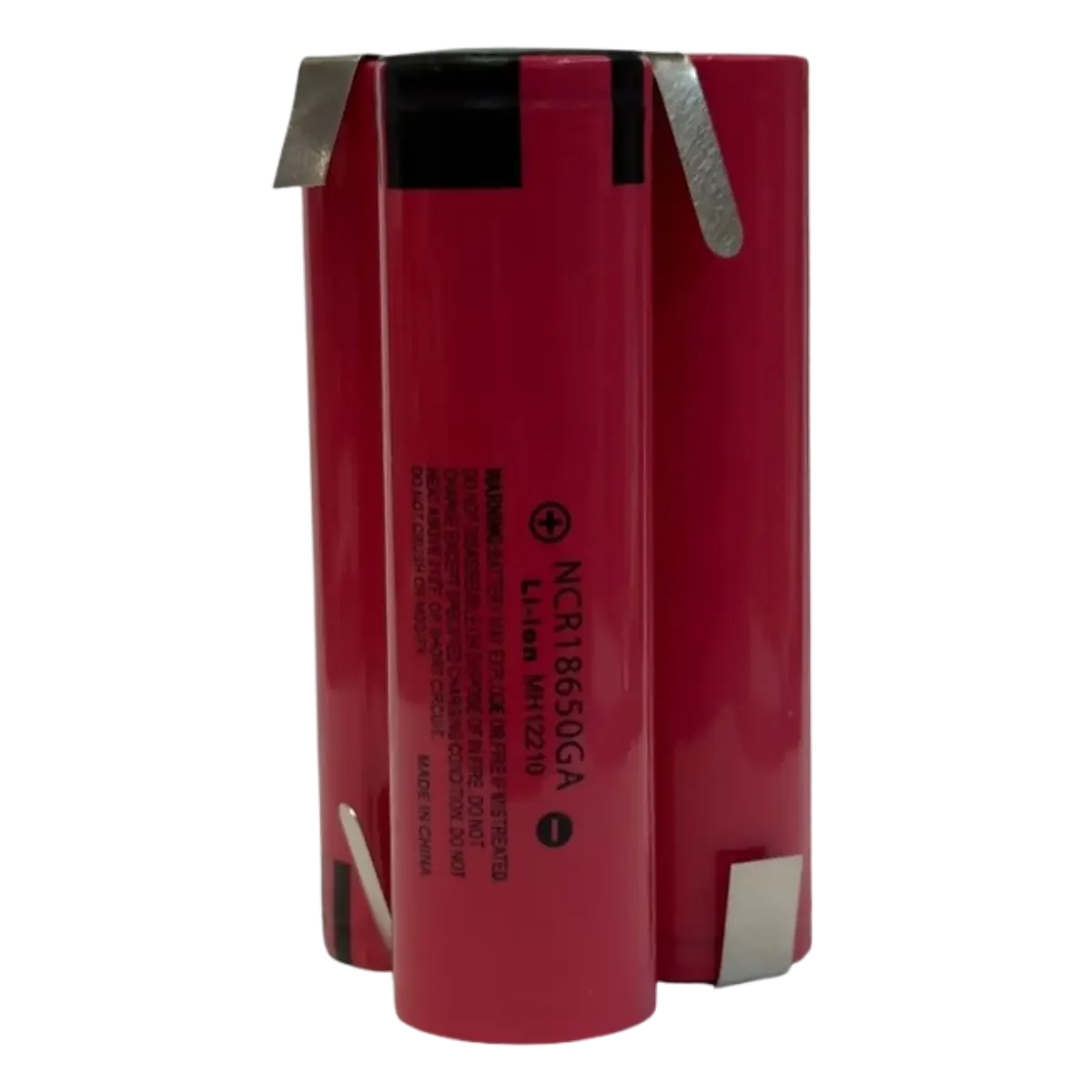 Pack Li-ion 3x18650 en série 10.8V / 12.6V, autre vue