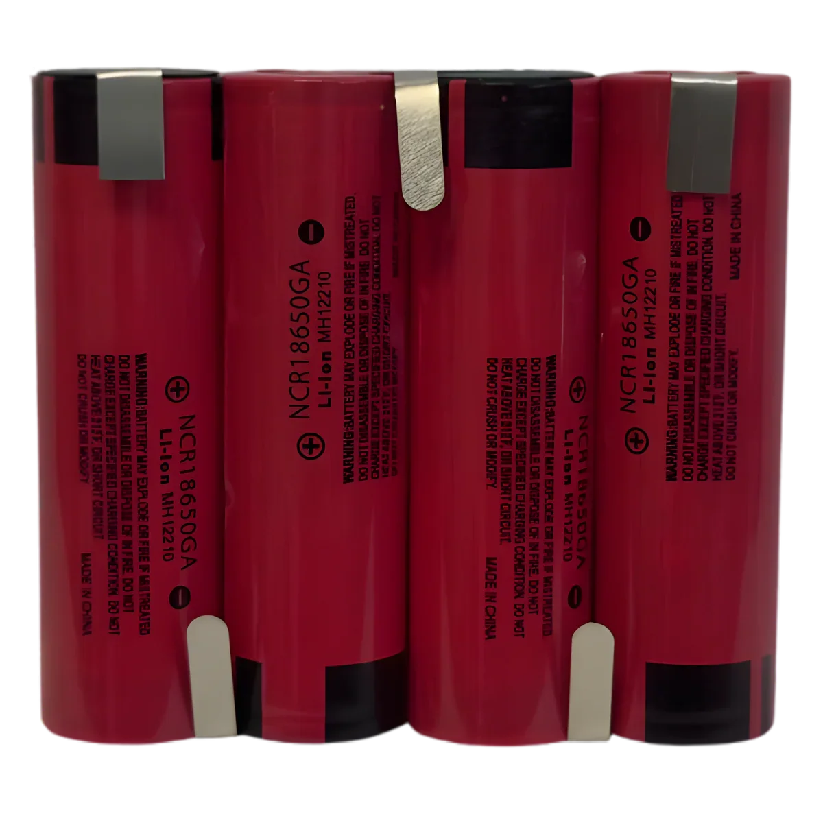 Pack Li-ion 4x18650 en série 14.4V / 16.8V, autre vue