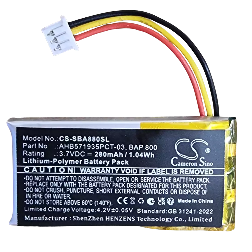 Batterie de remplacement BAP800 pour appareil Sennheiser - deuxième photo du produit