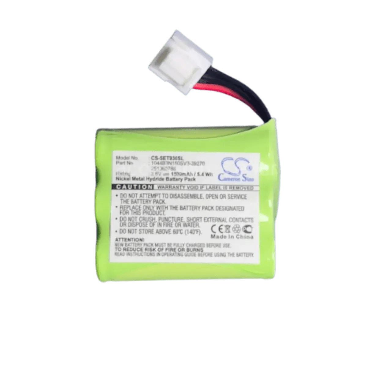 Batterie 3N150SV3 3.6V 1500mAh NiMH pour Ingenico et Sagem EFT930