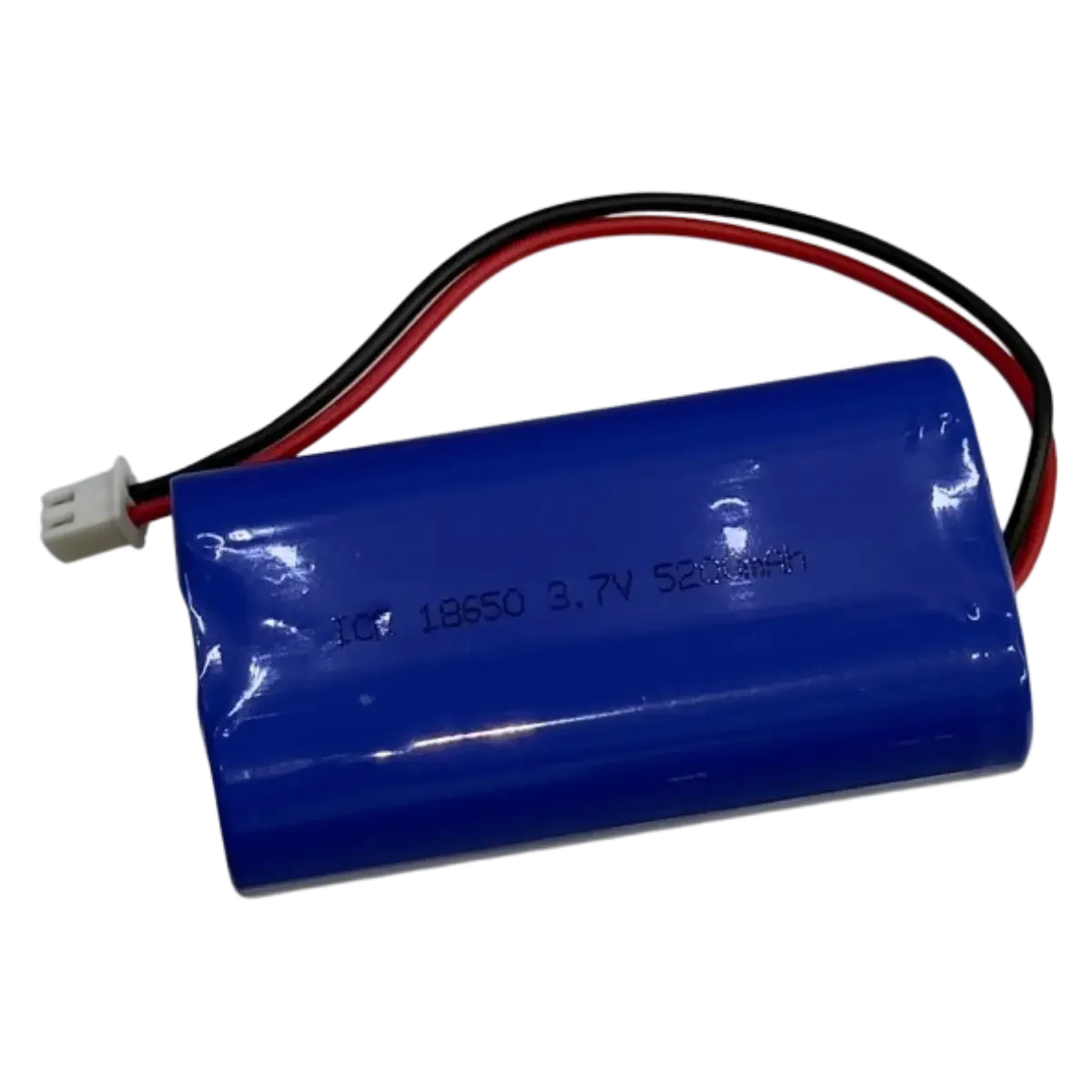 Batterie rechargeable 1S2P deux cellules 18650 - seconde vue du montage