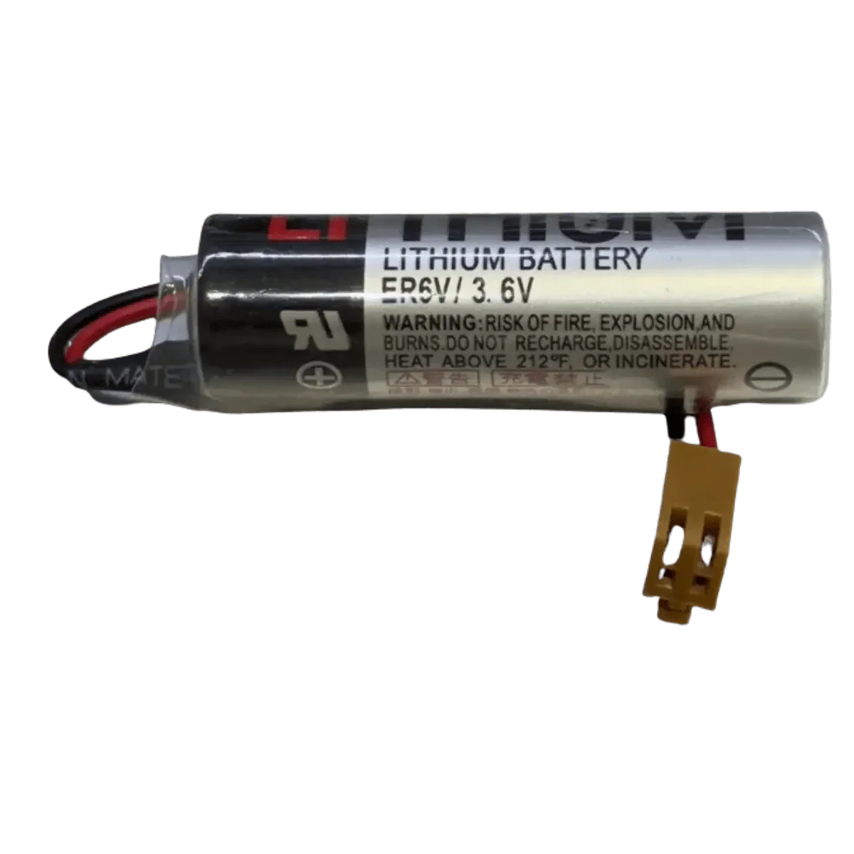 Batterie de sauvegarde PLC ER6VC119A lithium 14500 et connexion filaire