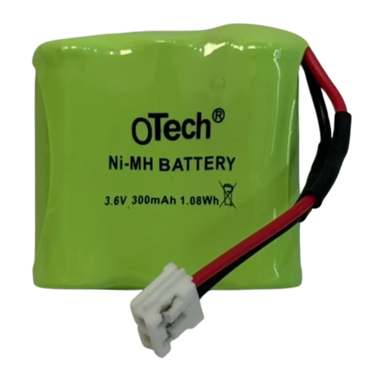 Batterie rechargeable Ni-MH 3.6V 300mAh avec connecteur