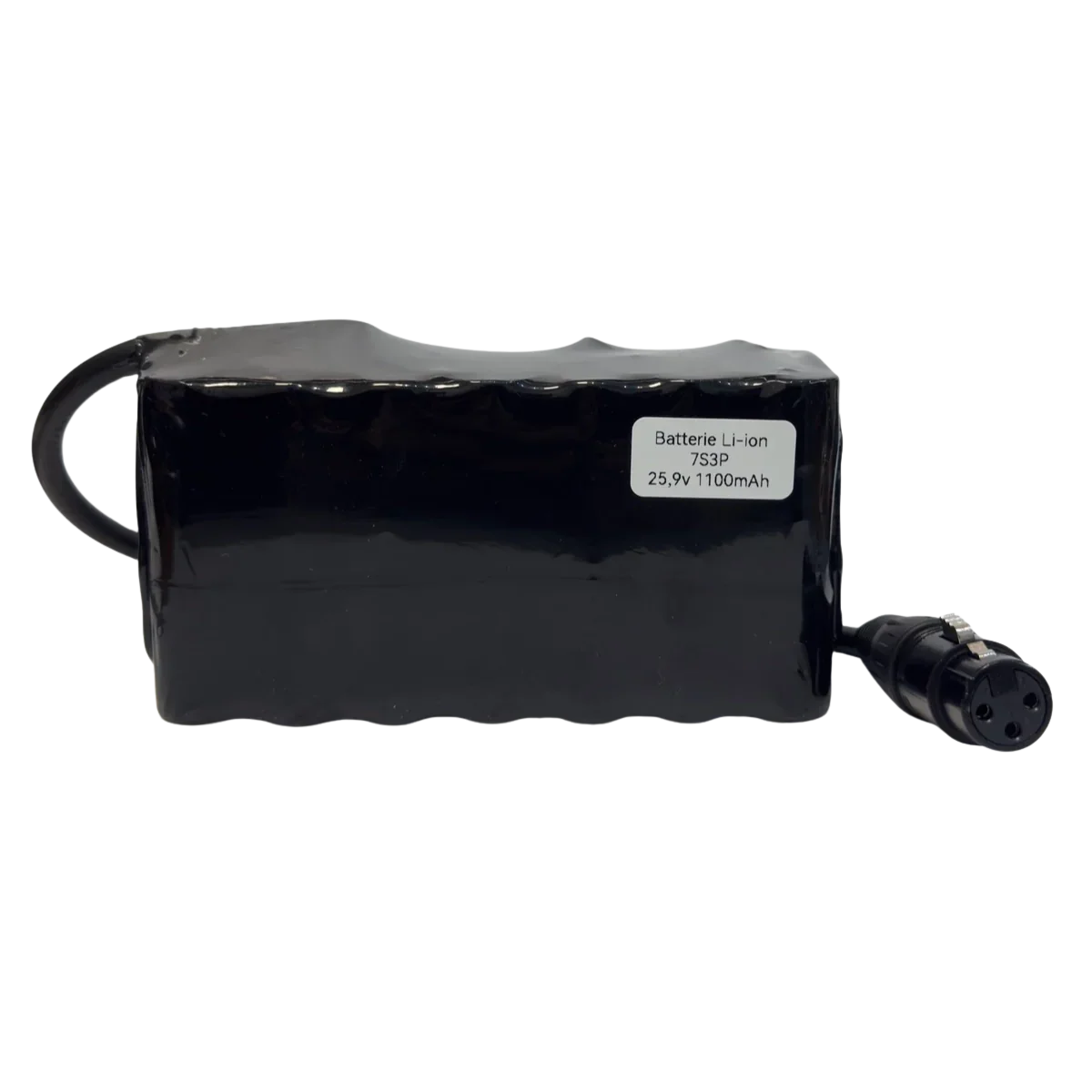 Batterie Li-ion 25.5V 10.5Ah 7S3P avec connecteur XLR femelle + chargeur Accessoires Energie