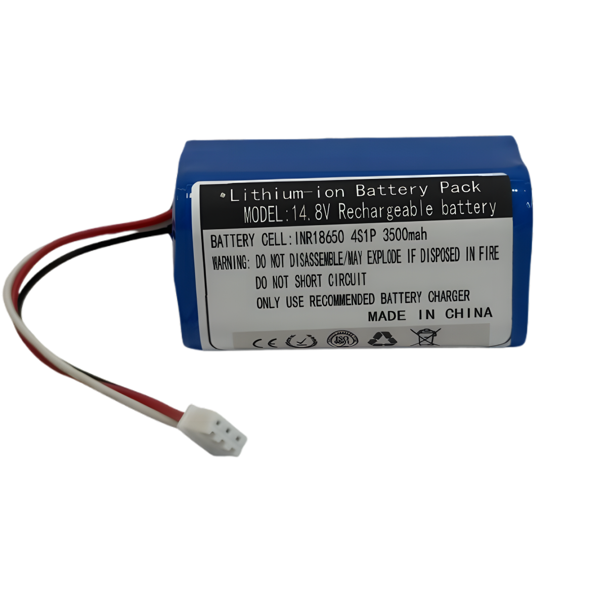 Batterie Li-ion 14.8V 3500mAh – Rechargeable pour aspirateurs iLife A4 / A4S et Thomson THVC234W