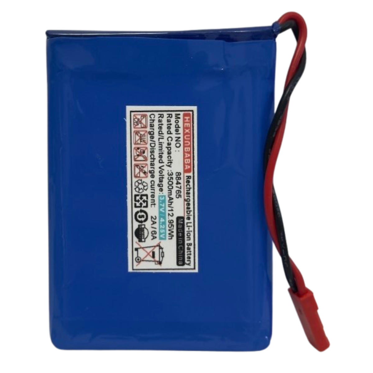 Batterie 884765 LiPo 3.7V 3500mAh