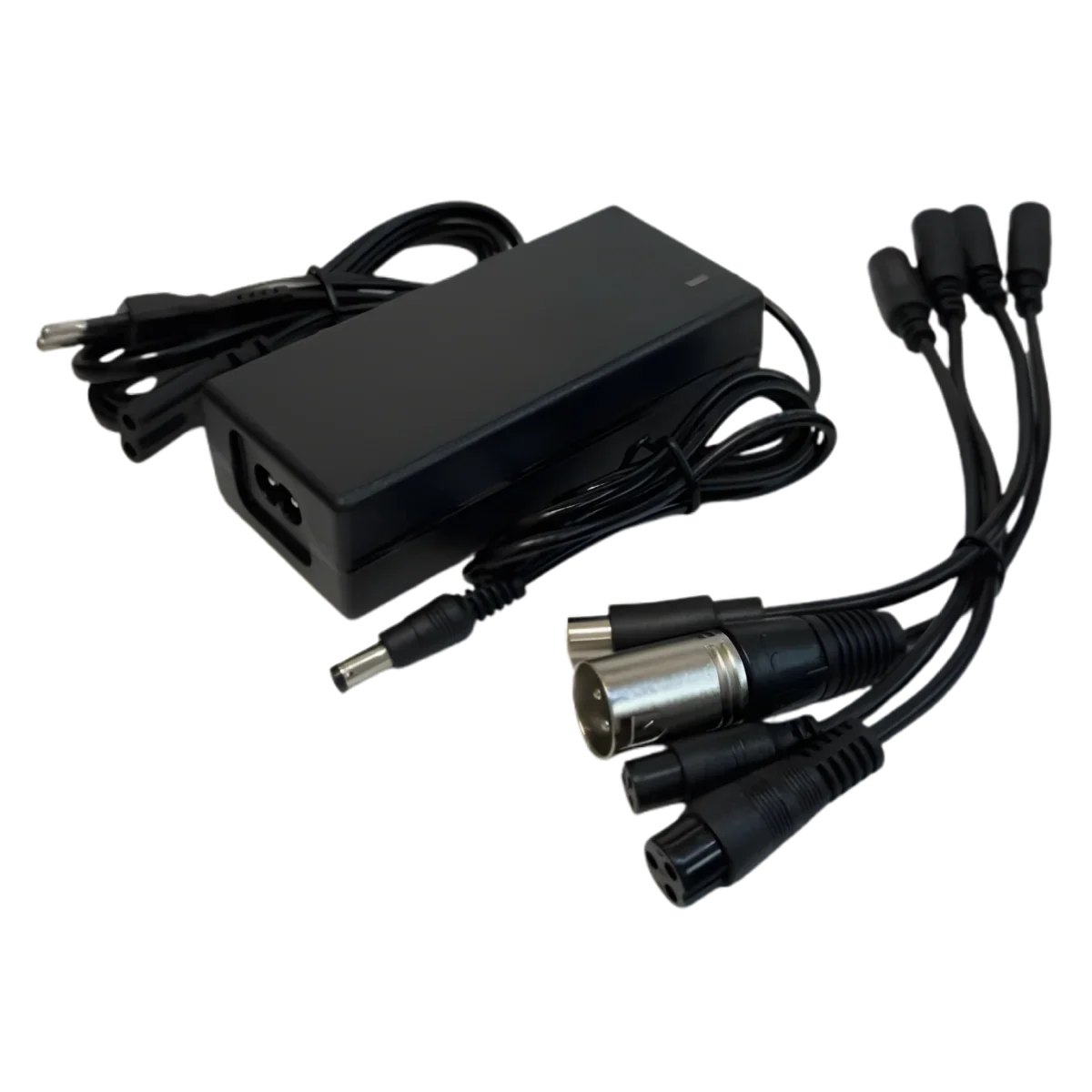 Chargeur 42V 2A universel pour batterie 36V Lithium-ion – Hoverboard, Trottinette, Gyroskate, Gyropod, Skateboard