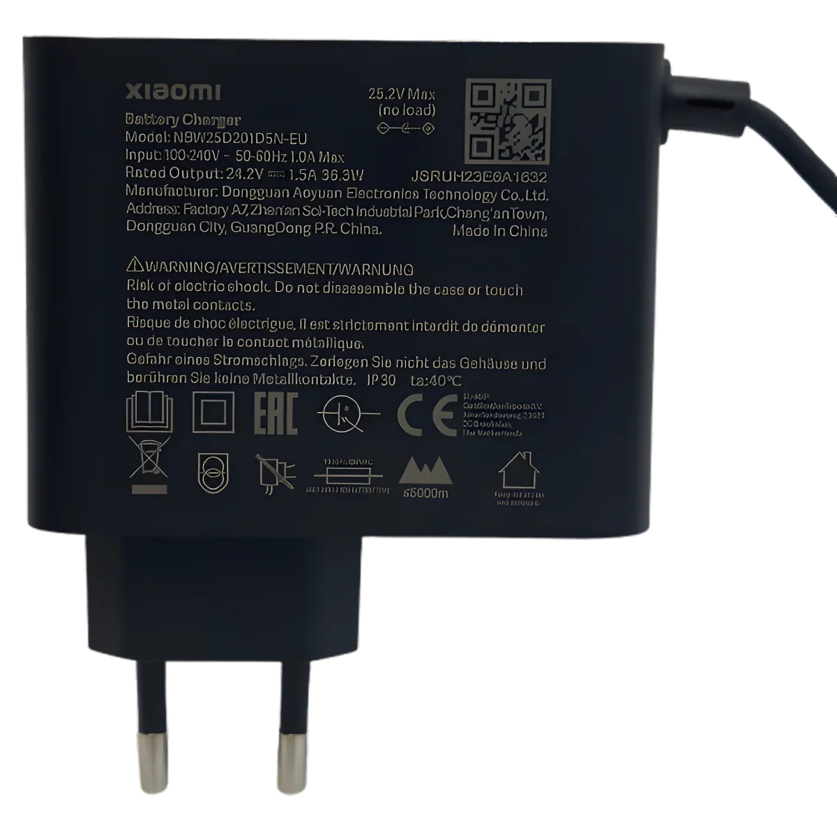 chargeur_trottinette_xiaomi_ninebot_4 - Accessoires Energie