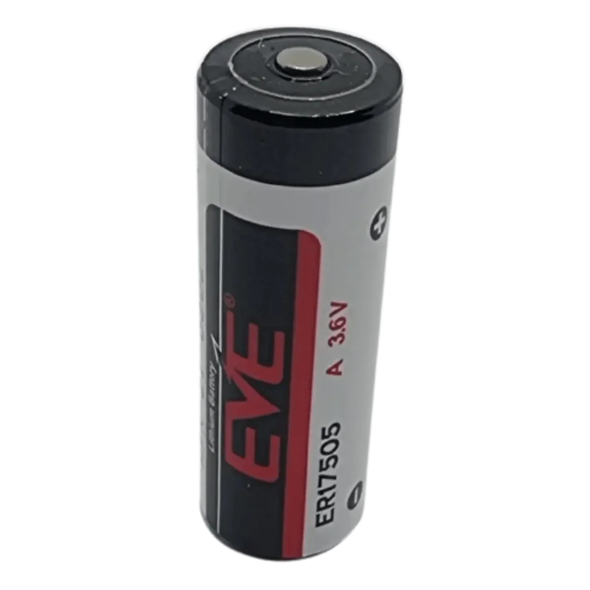 Bornes de la pile lithium EVE ER17505 3.6V format A
