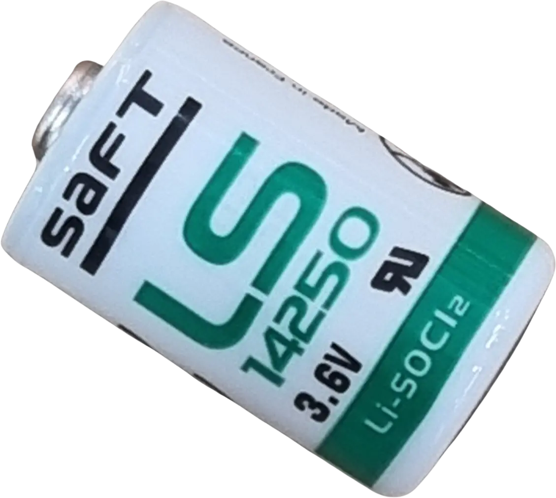 Pile Lithium Saft LS14250 3.6V 1200mAh 1/2AA Li-SOCl2