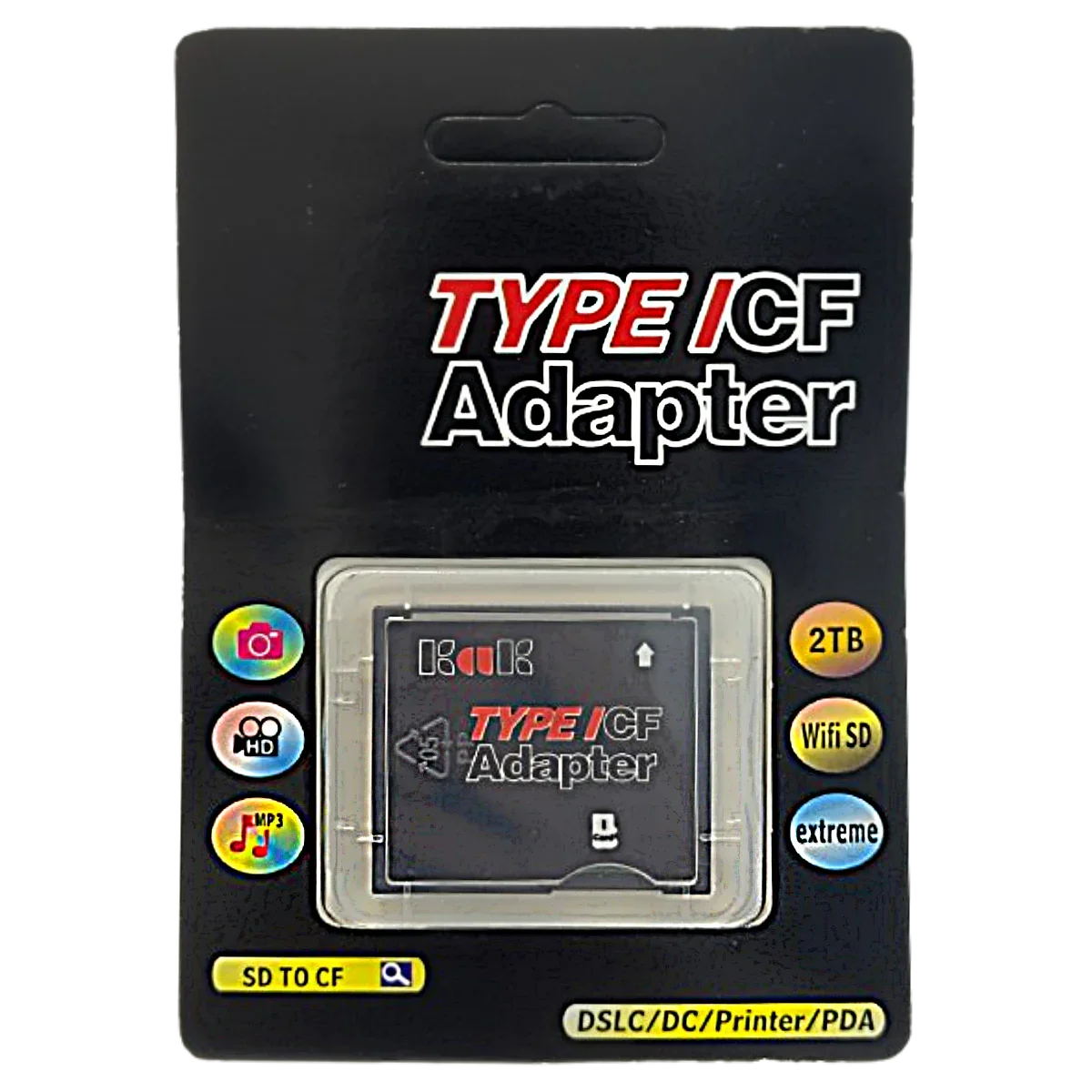 Adaptateur de carte Micro SD TF vers carte CompactFlash CF