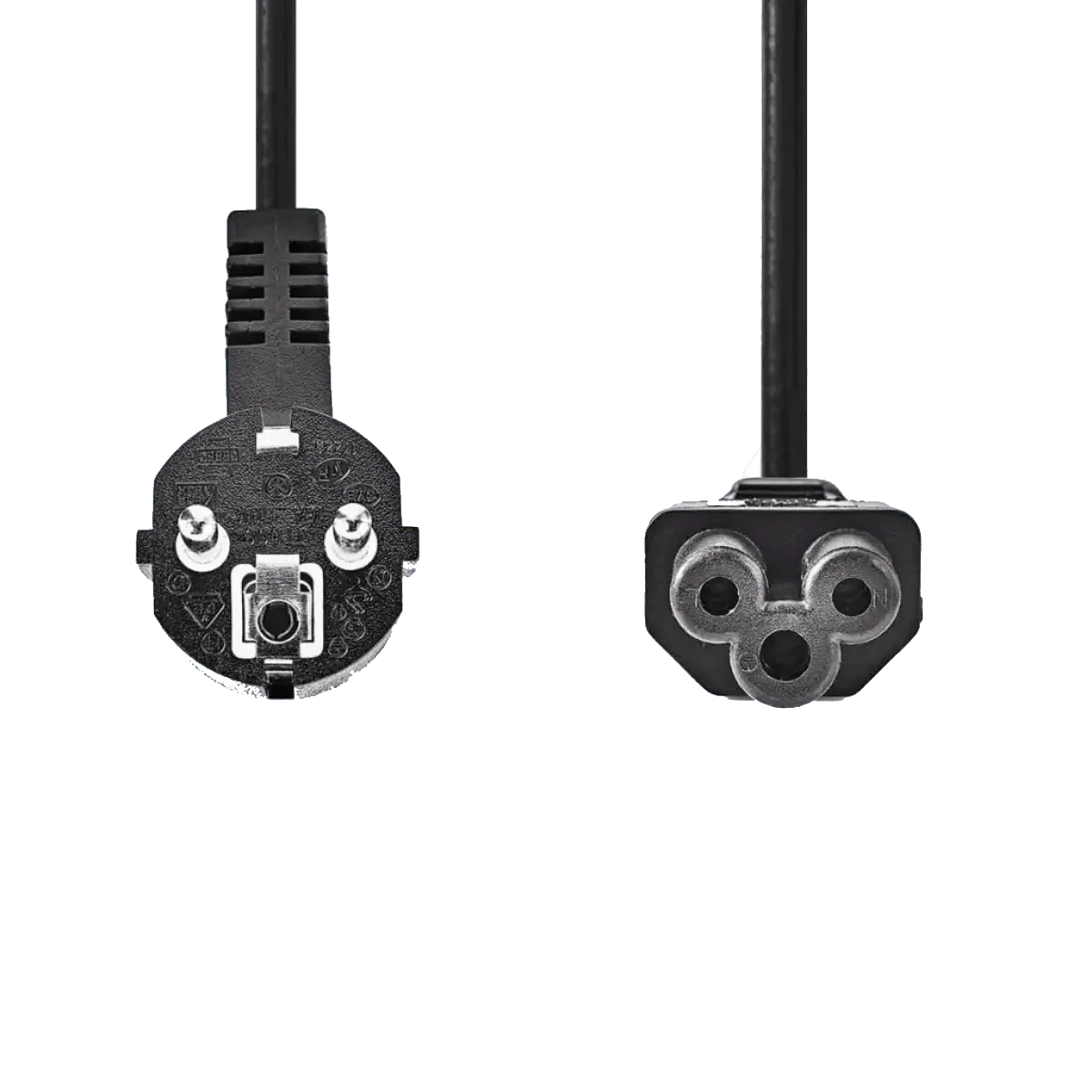 Câble d’alimentation secteur Nedis CEGP10100BK20 noir de 2 m avec connecteurs Schuko et IEC C5
