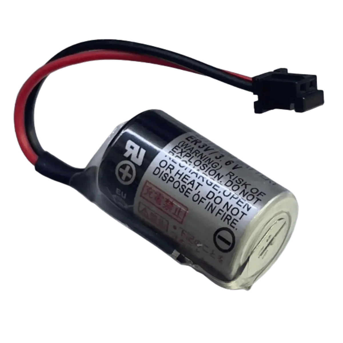 Pile ER3V 3.6V lithium pour automate Mitsubishi PLC vue principale