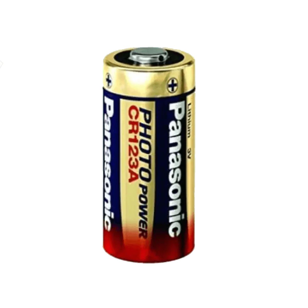 Pile lithium CR123A Panasonic 3V 1400mAh