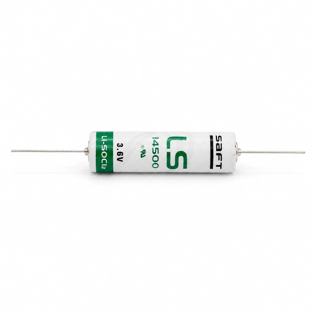 Pile SAFT LS14500 CNA Lithium AA 3.6V 2.6Ah à fils axiaux
