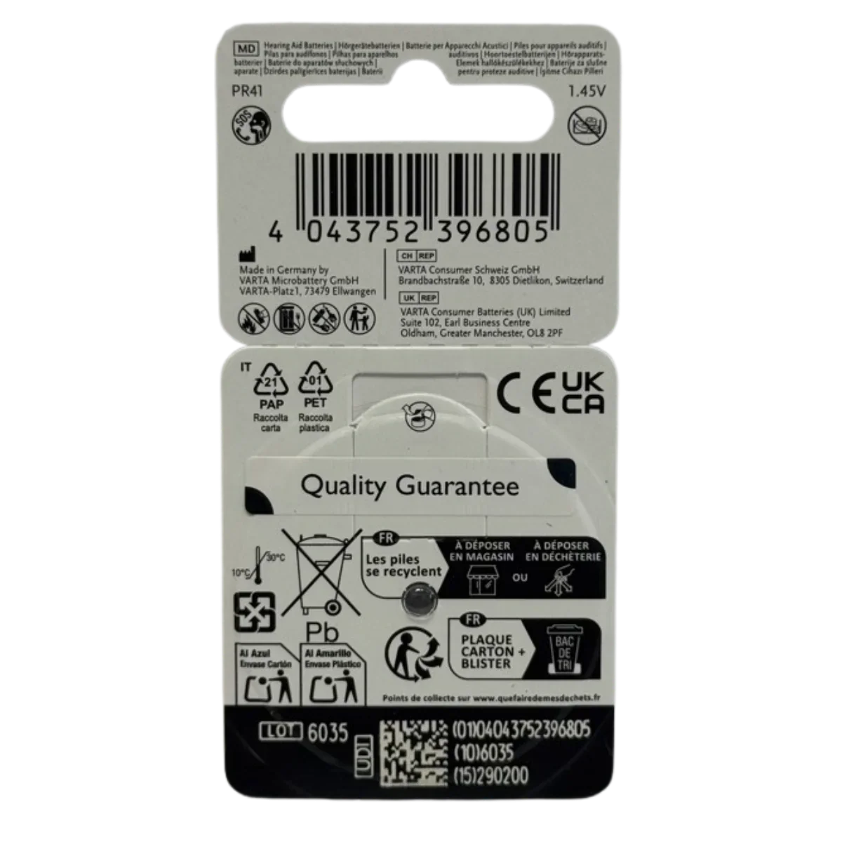 pile_audit_powerone_312_5 - Accessoires Energie