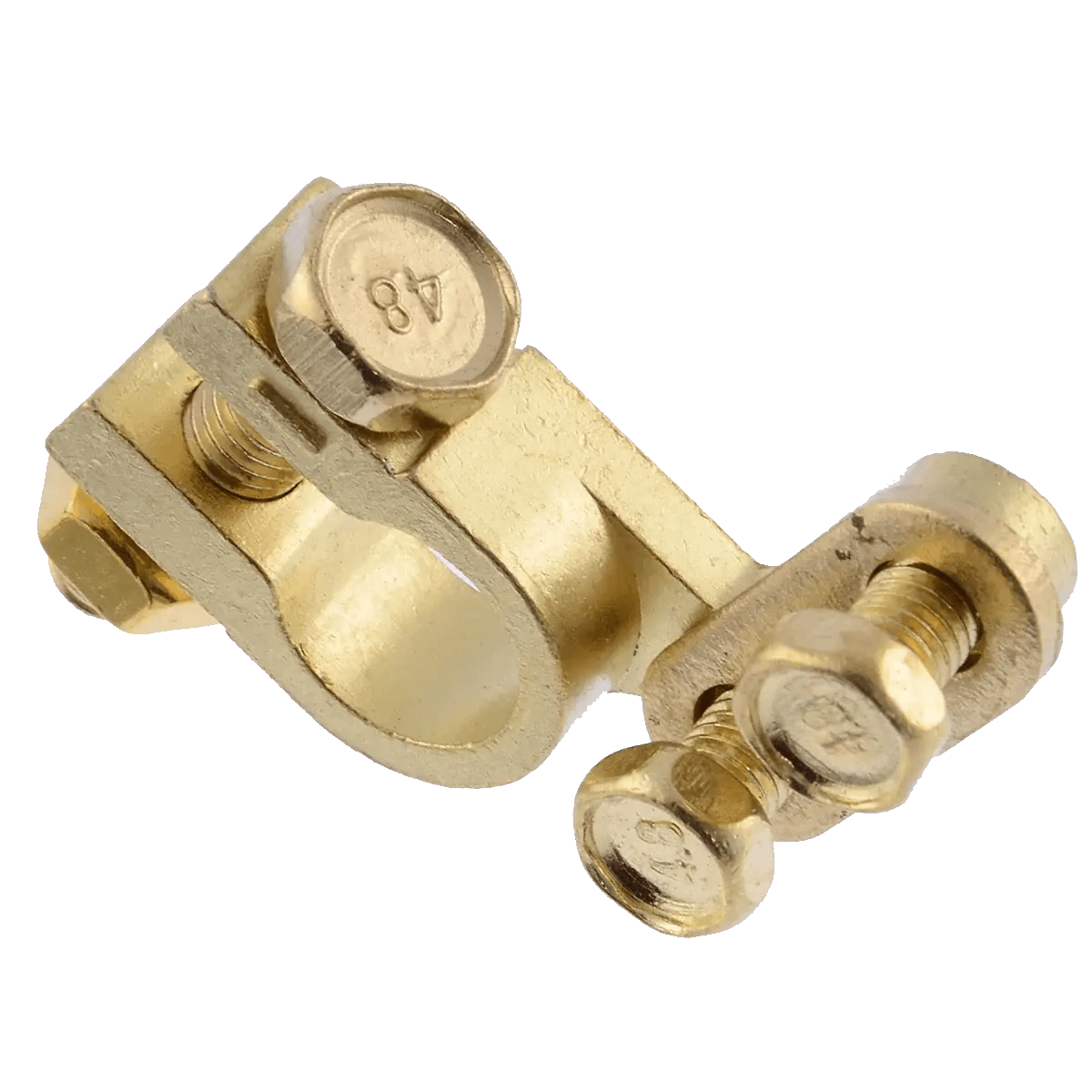 Paire de pinces pour batterie de voiture métal