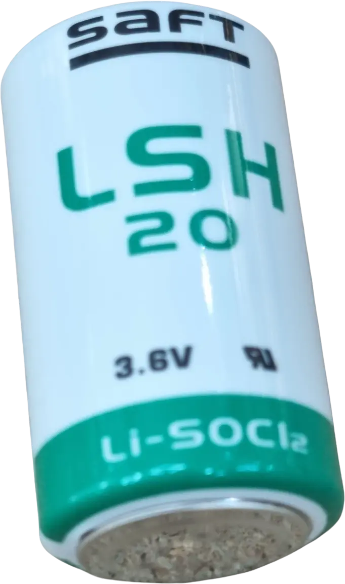 Pile lithium SAFT LSH20 3.6V 13Ah Li-SOCl₂ format D